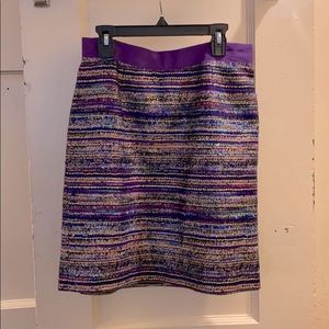 Kate spade multicolor woven skirt